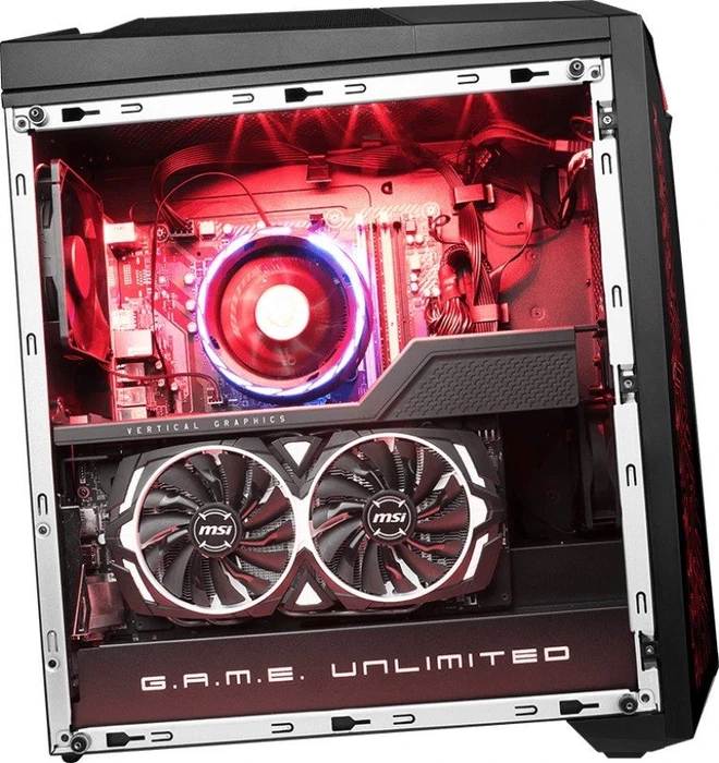 MSI Infinite A 8RE-285, Core i7-8700, 16GB RAM, 272GB SSD, 2TB HDD, GeForce GTX 1080