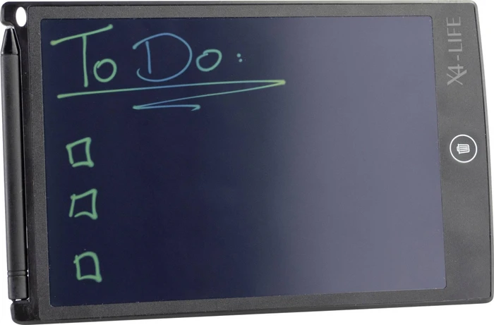 X4-Life LCD Schreibtafel, schwarz