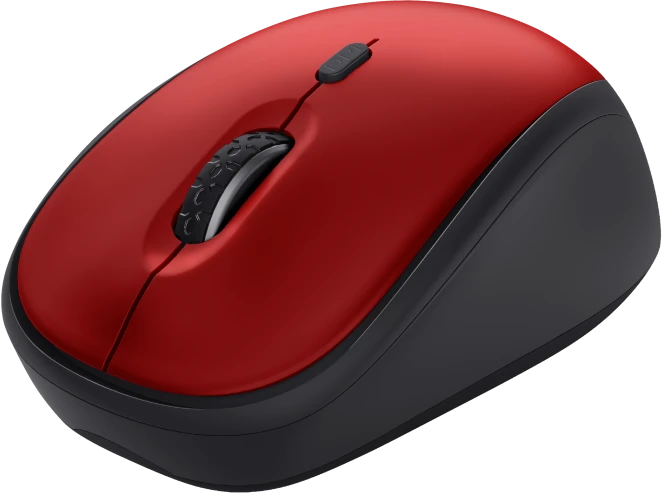 Trust Yvi+ Silent Wireless Mouse rot, ECO zertifiziert, USB