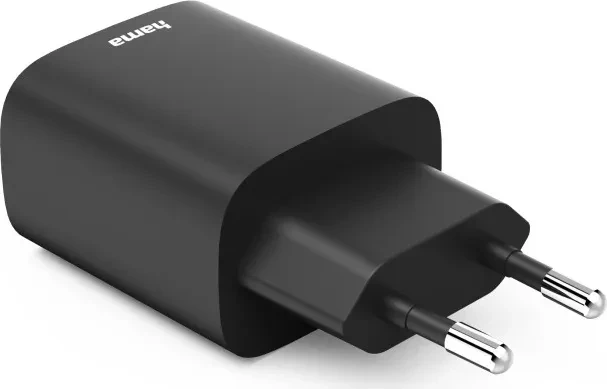 Hama Schnellladegerät 1x USB-A 1x USB-C PD 30W schwarz