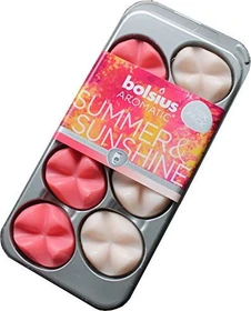 Bolsius Aromatic Wax Melts Summer & Sunshine Duftwachs-Variation, 8 Stück