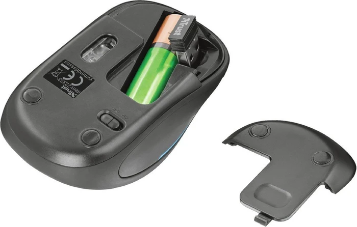 Trust Yvi FX Wireless Mouse schwarz, USB