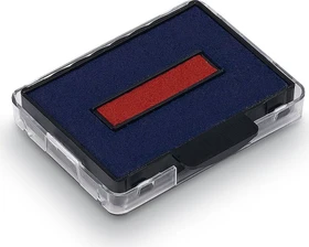 trodat 6/50 Ersatz-Stempelkissen, blau/rot, 2er-Pack