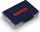 trodat 6/50 Ersatz-Stempelkissen, blau/rot, 2er-Pack