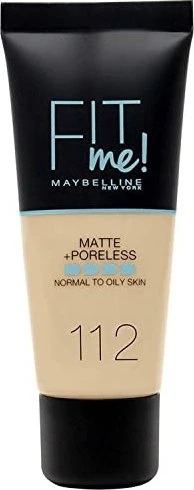 Maybelline Fit Me Matte & Poreless Foundation 112 soft beige, 30ml