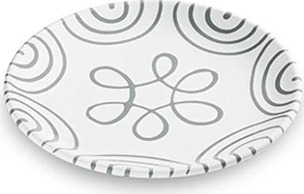 Gmundner Keramik Graugeflammt Dessertteller Cup 20cm