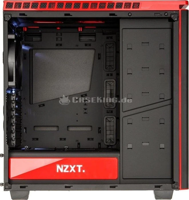 NZXT H440 V2 rot, Acrylfenster, schallgedämmt