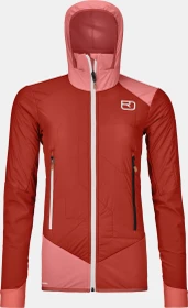 Ortovox Swisswool Col Becchei Hybrid Funktionsjacke sunset orange (Damen)