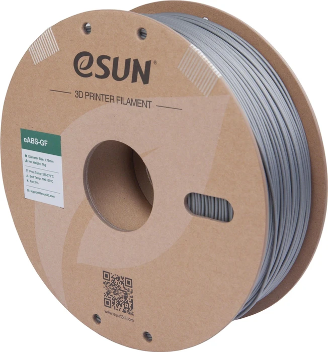 eSUN eABS-GF, silber, Spule, 1.75mm, 1.00kg