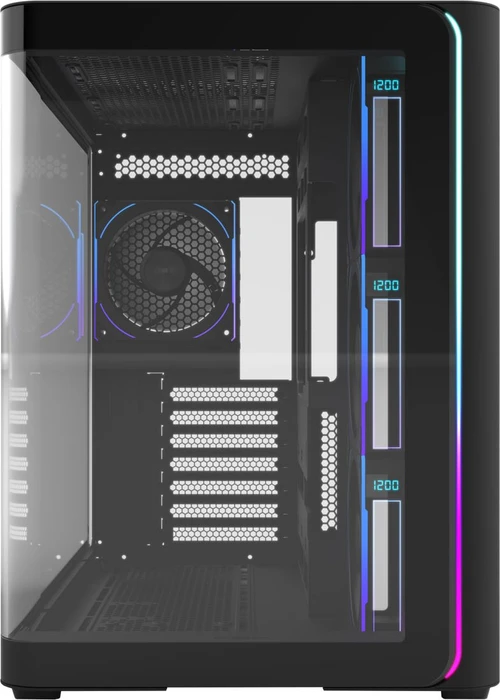 FSP M580 Plus Black, Glasfenster