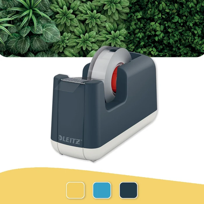 Leitz Cosy grau/weiß, Klebeband-Abroller, 19mm/33m, 1 Stück