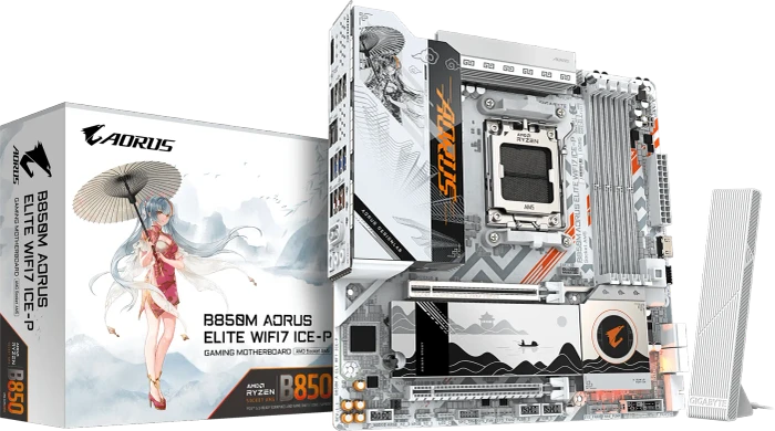 GIGABYTE B850M AORUS Elite WIFI7 ICE-P (AMD AM5)