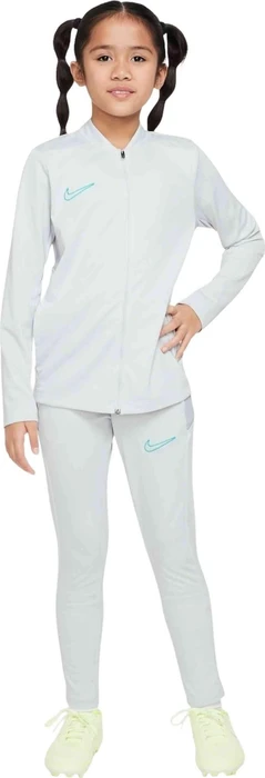 Nike Academy Trainingsanzug photon dust/light smoke grey/dynamic turquoise (Junior)