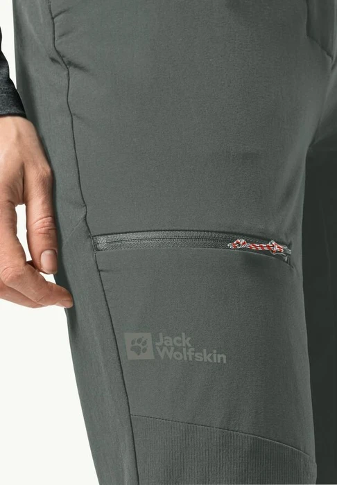 Jack Wolfskin Salmaser Hose lang slate green (Damen)