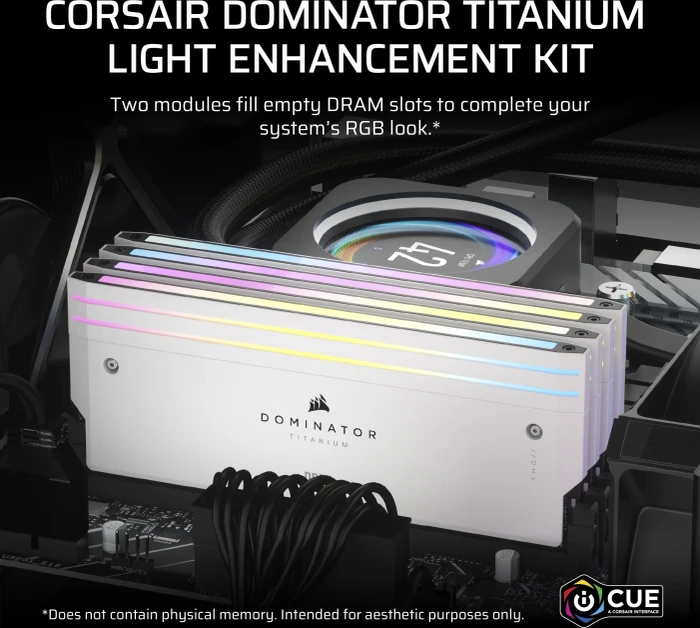 Corsair Dominator Titanium DDR5 Light Enhancement Kit, weiß