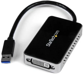 StarTech USB 3.0 auf DVI Adapter mit 1-Port USB-Hub (USB32DVIEH)