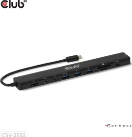 Club 3D 10-in-1 Hub USB Typ-C 140W, USB-C 3.1 [Buchse] (CSV-2550)