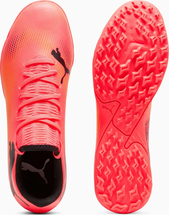 Puma Future 7 Play TT sunset glow/puma black/sun stream