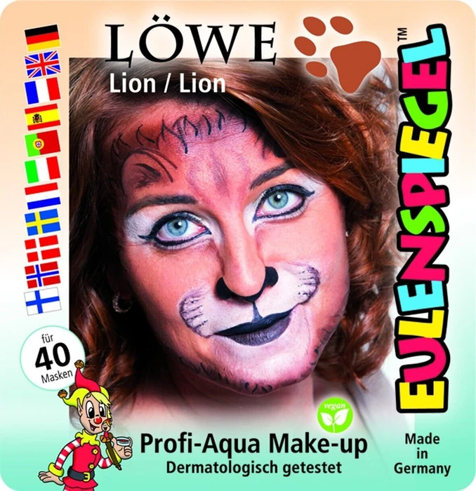 Eulenspiegel Löwe Schmink-Palette (204092)