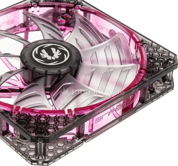 BitFenix Spectre Pro LED schwarz/violett, 140mm