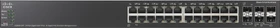Cisco SG500X Rackmount Gigabit Managed Stacking Switch, 24x RJ-45, 2x SFP+, 375W PoE+ (SG500X-24P-K9-G5)