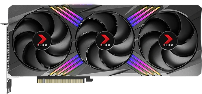 PNY GeForce RTX 4080 XLR8 Gaming Verto Epic-X RGB Overclocked Triple Fan, 16GB GDDR6X, HDMI, 3x DP
