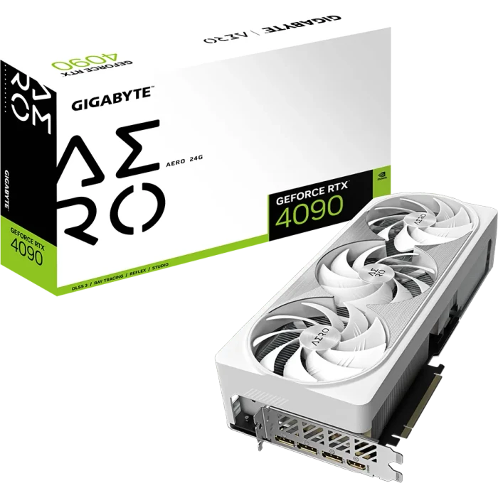 GIGABYTE GeForce RTX 4090 Aero 24G, 24GB GDDR6X, HDMI, 3x DP