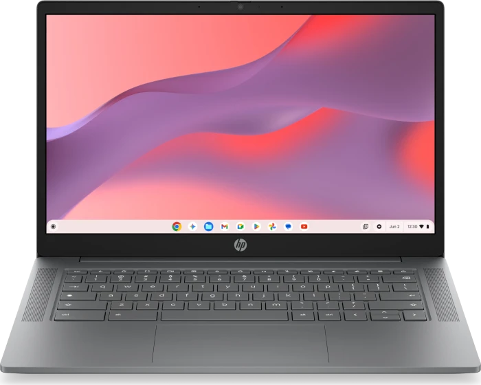 HP Chromebook 14a-nm0112ng, Meteor Silver, Kompanio 540, 8GB RAM, 128GB Flash, DE