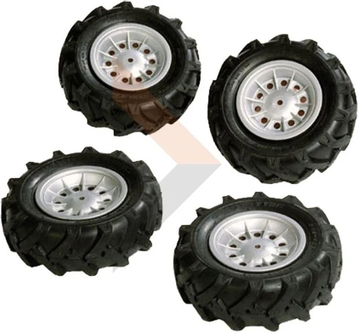 rolly toys rollyLuftbereifung, silberne Felge, 4x 310x95