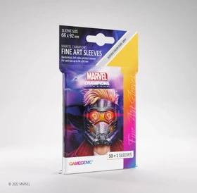 Gamegenic Marvel Champions Fine Art Sleeves Star-Lord, 50 Stück