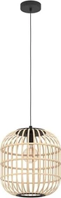Eglo Hornwood Pendelleuchte 35cm schwarz/braun
