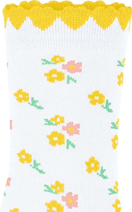 Falke Ditsy Flowers Socken weiß (Junior)