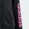 adidas Essentials Linear Logo Kapuze Hoodie black/semi lucid fuchsia (Junior) Vorschaubild