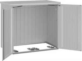 Biohort Alex Duo Mülltonnenbox 2x 240l quarzgrau-metallic