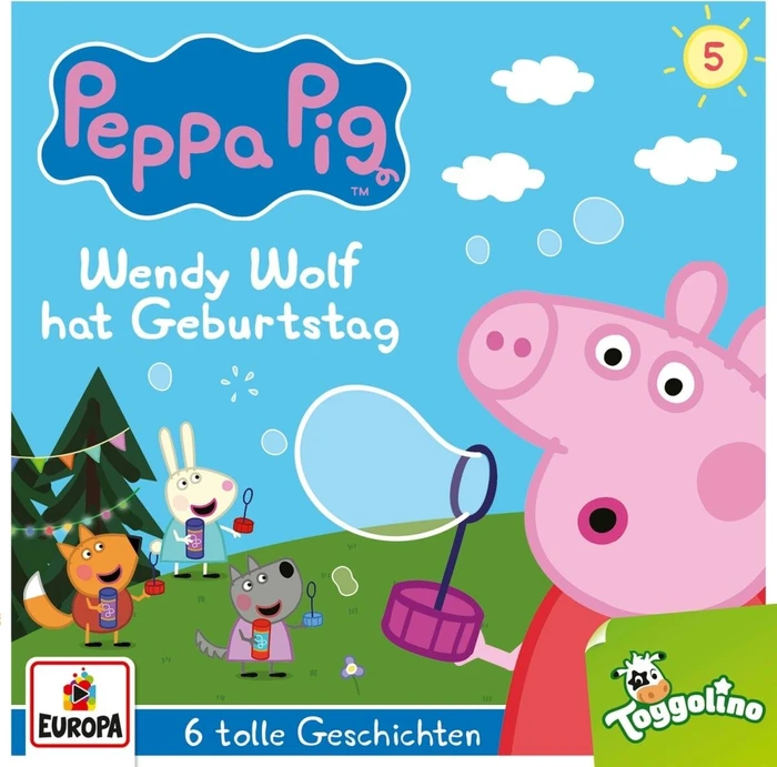 Peppa Pig CD 5 - Wendy Wolf hat Geburtstag (und 5 weitere Geschichten)