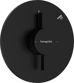Hansgrohe DuoTurn S Thermostat mit 1 Ventilen mattschwarz