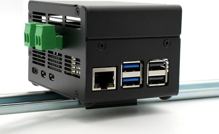 KKSB Gehäuse für Raspberry Pi 5, kompatibel mit Raspberry Pi DigiAMP+ HAT, schwarz