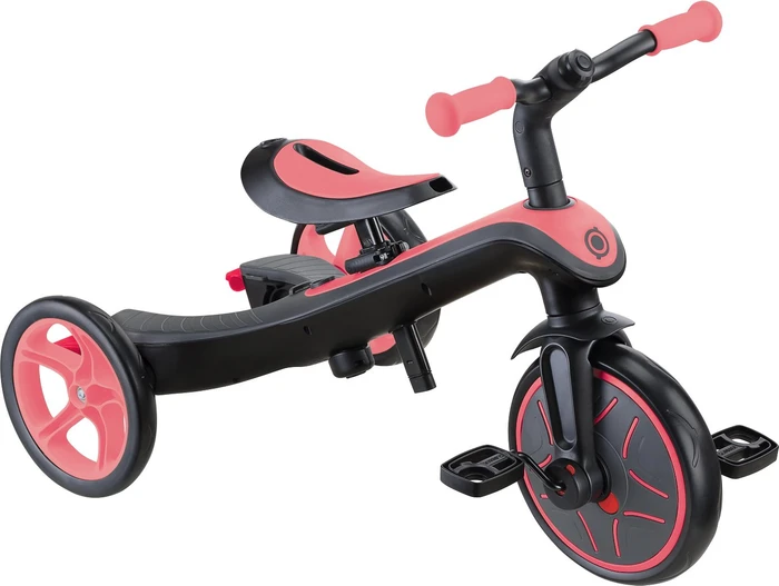 Globber Explorer Trike 4in1 neue Version coral pink