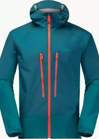 Jack Wolfskin Alpspitze Hoody Funktionsjacke blue coral (Herren)