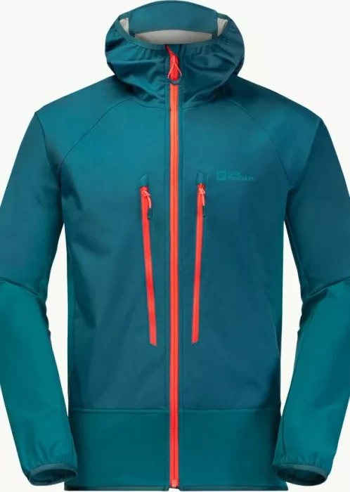 Jack Wolfskin Alpspitze Hoody Funktionsjacke blue coral (Herren)