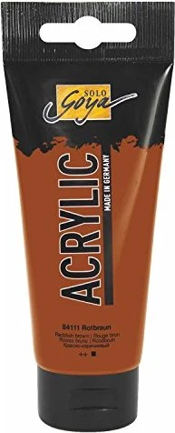 Kreul Solo Goya Acrylic Acrylfarbe, sienna gebrannt rötlich, 100ml