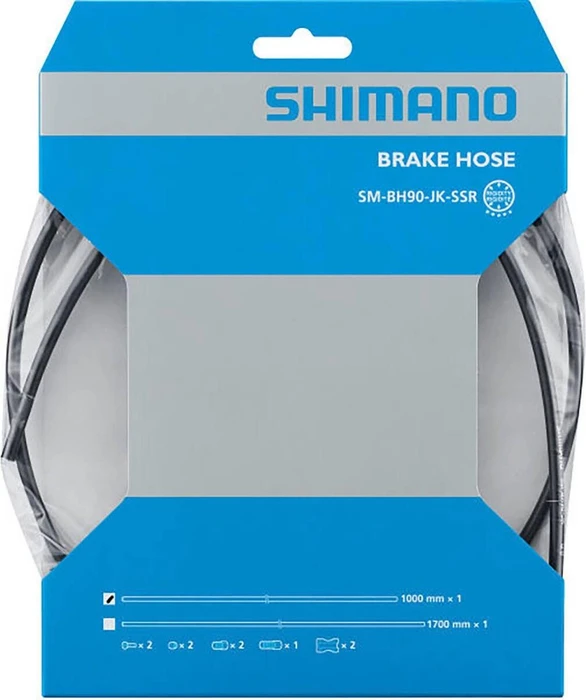 Shimano SM-BH90-JK-SSR Bremsleitung 1700mm schwarz