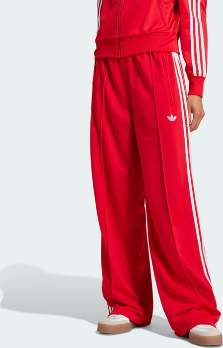 adidas Classic Firebird Loose Trainingshose lang better scarlet/white (Damen)