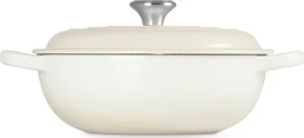 Le Creuset Stew Pot Gusseisen Bräter rund 22cm meringue