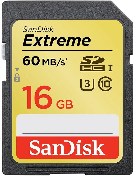 SanDisk Extreme HD Video, SD UHS-I U3, Rev-N