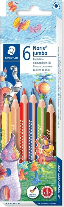 Staedtler Noris Club 128 Buntstift sortiert, 6er-Set (128 NC6)