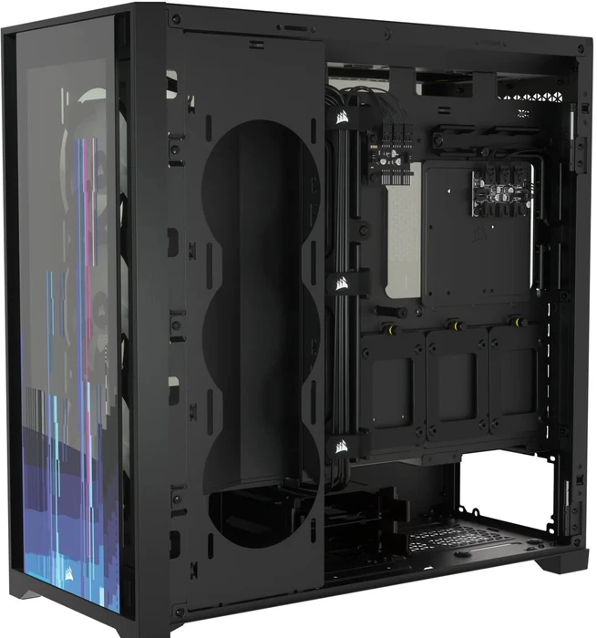 Corsair iCue 5000X RGB Signature Series Glitch, schwarz, Glasfenster