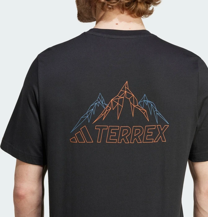adidas Terrex Graphic T-Shirt kurzarm schwarz (Herren)