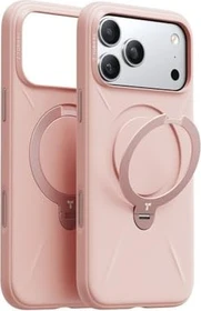 Torras Ostand Spin Softune Case für Apple iPhone 17 Pro Max pink