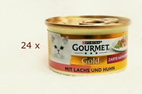 Purina Gourmet Gold mit Lachs & Huhn, 2.04kg (24x 85g)